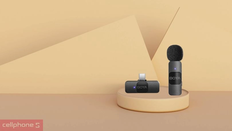 Thời lượng sử dụng và khả năng kết nối của microphone thu âm Boya MIC 2 (1TX + 1RX)