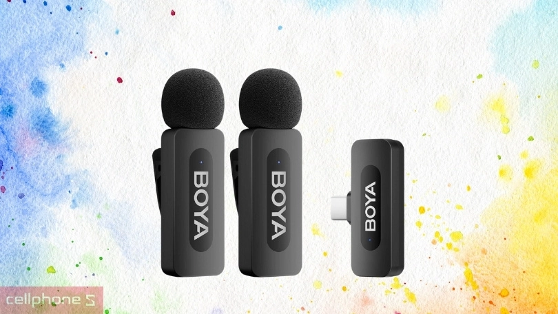 Thiết kế và các tính năng nổi bật của microphone thu âm Boya MIC 2 (2TX + 1RX)