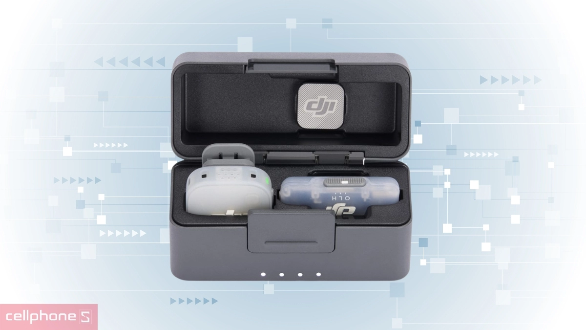 Dải tần đáp ứng linh hoạt của Microphone điện thoại DJI Mic Mini 2 (1 TX + 1 RX)