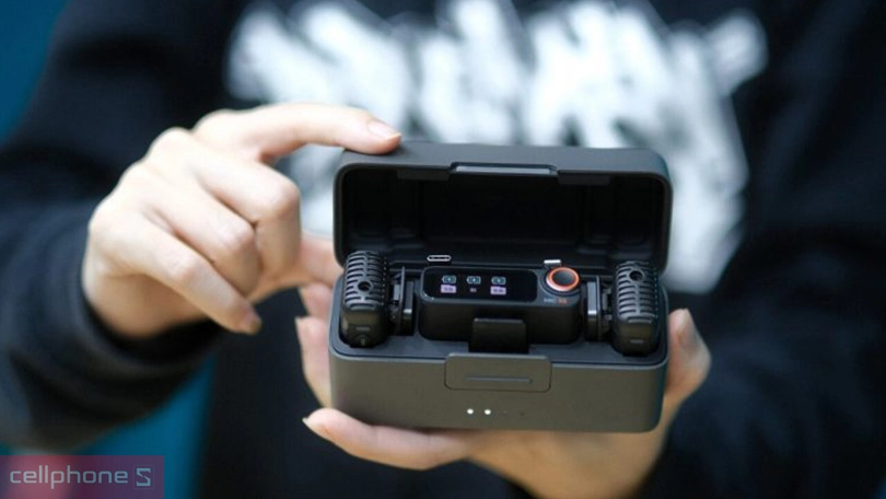 Thiết kế và chất lượng thu âm của microphone không dây DJI 3 TX+RX 1 mic