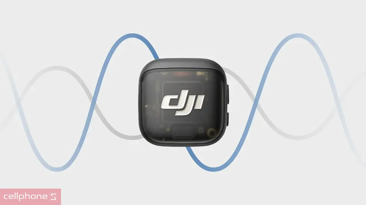 Khả năng ghi âm nổi và tính năng Safety Track của microphone không dây DJI 3 TX+RX 1 mic