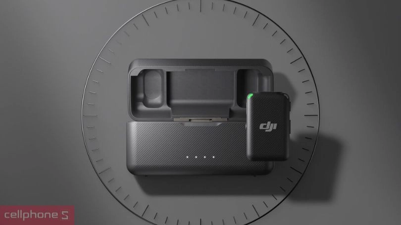 Pin và thời lượng sử dụng của microphone không dây DJI 3 (TX+TX+RX) 2 Mic