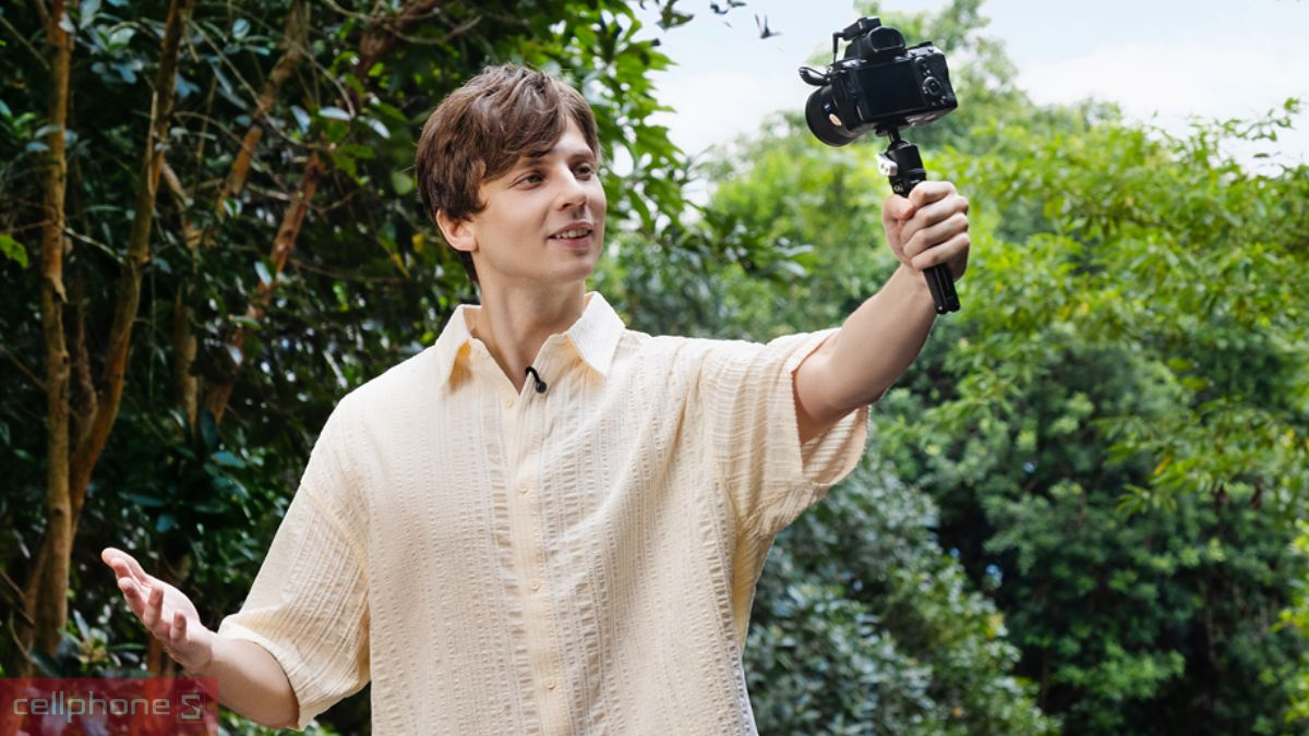 Chuẩn âm thanh bộ microphone thu âm Hollyland LARK M2S Camera + USB-C RX