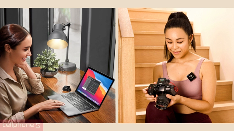 Thiết kế Microphone không dây Rode Go II 1 mic