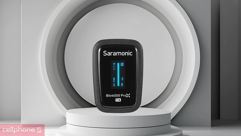 Thiết kế và chuẩn kết nối của microphone Saramonic Blink 500 Prox B5