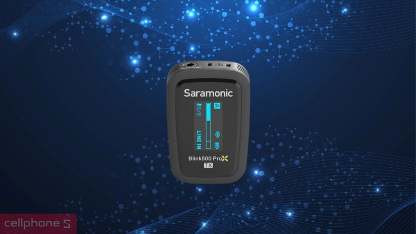 Khả năng tự động kết nối và độ bền của microphone Saramonic Blink 500 ProX B6