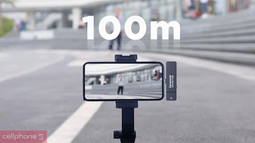 Khả năng tương thích và phạm vi kết nối của microphone Saramonic Blink 500 ProX B6