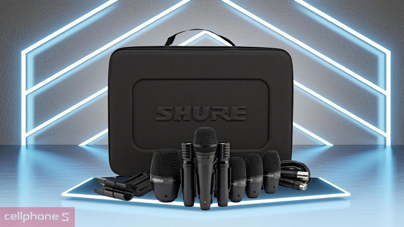 Chất lượng thu âm của bộ micro cho trống Shure Pgadrumkit7