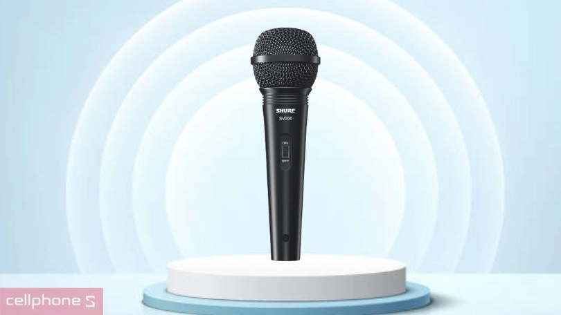 Khả năng lọc tiếng ồn của micro Karaoke Shure SV200