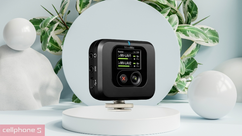 Khoảng cách thu trên microphone thu âm Shure Movemic Two Receiver Kit