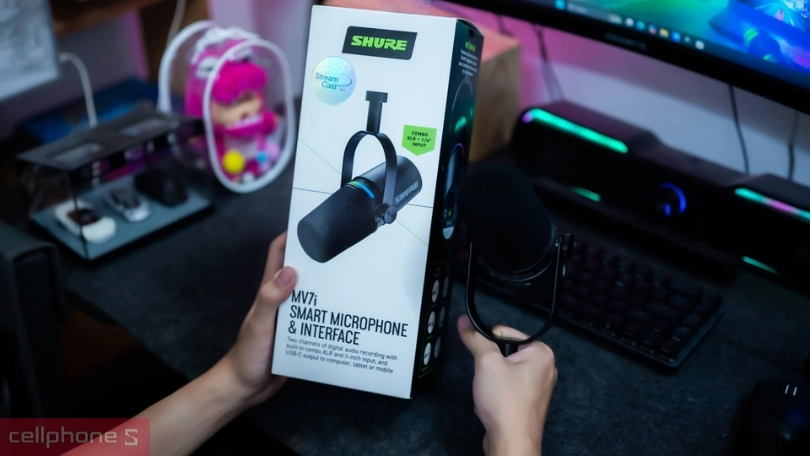 Khả năng thu âm microphone thu âm Shure MV7i