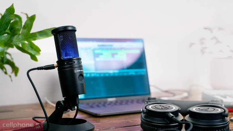 Thiết kế microphone thu âm Audio Technica AT2020USB-X
