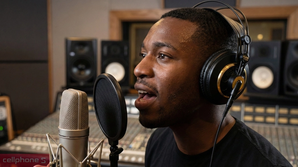 Thiết kế tai nghe kiểm âm AKG K240 Studio