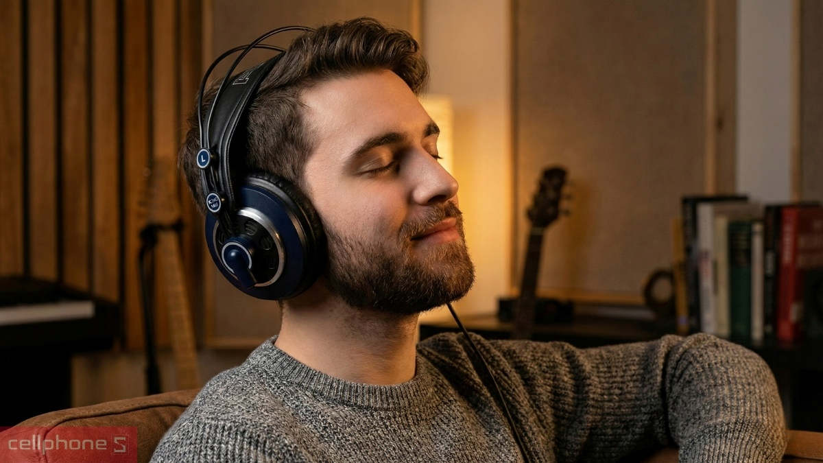 Thiết kế tai nghe kiểm âm AKG N90Q