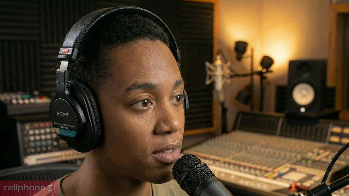 Tái tạo âm thanh với tai nghe kiểm âm Sony MDR-7506