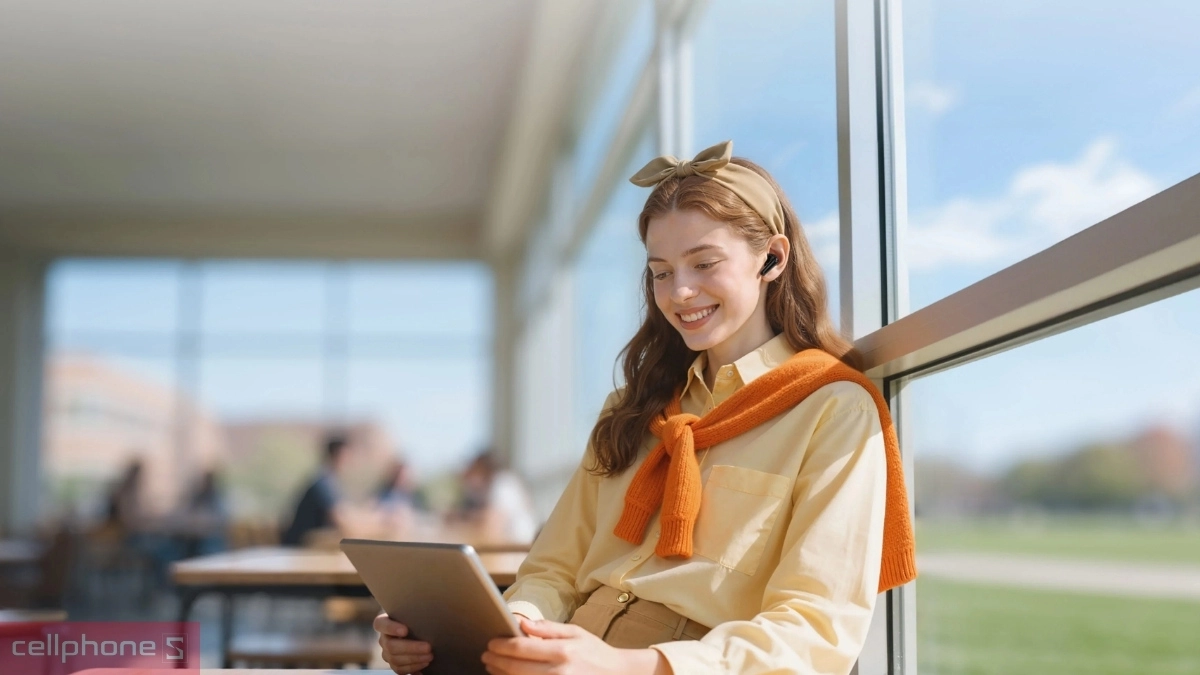 Micro và khả năng đàm thoại của tai nghe không dây Anker Soundcore R60I NC