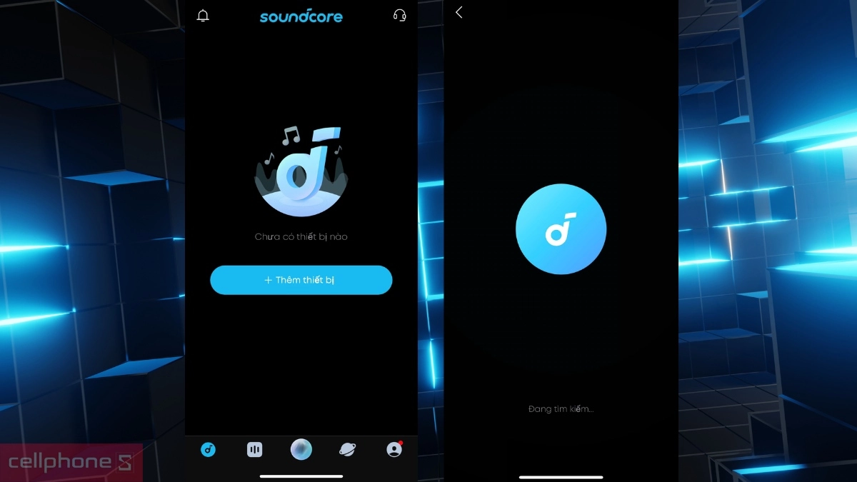 Tiến hành “Thêm thiết bị mới” trong Soundcore