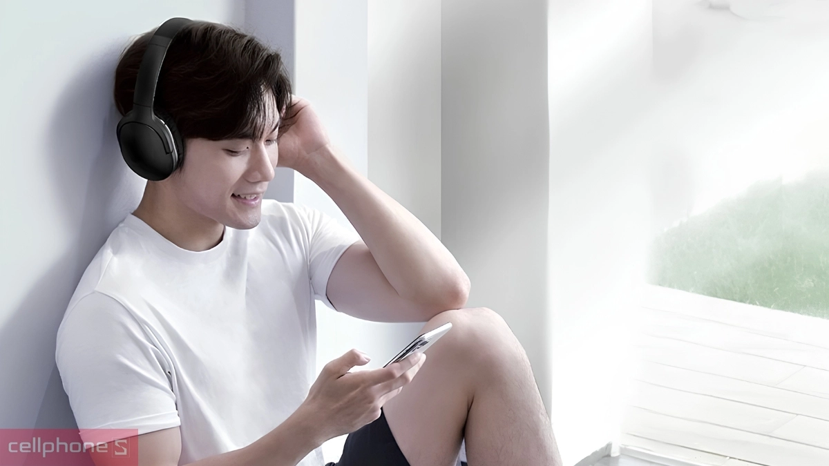 Headphone pin lớn đáp ứng nhu cầu sử dụng nhiều giờ
