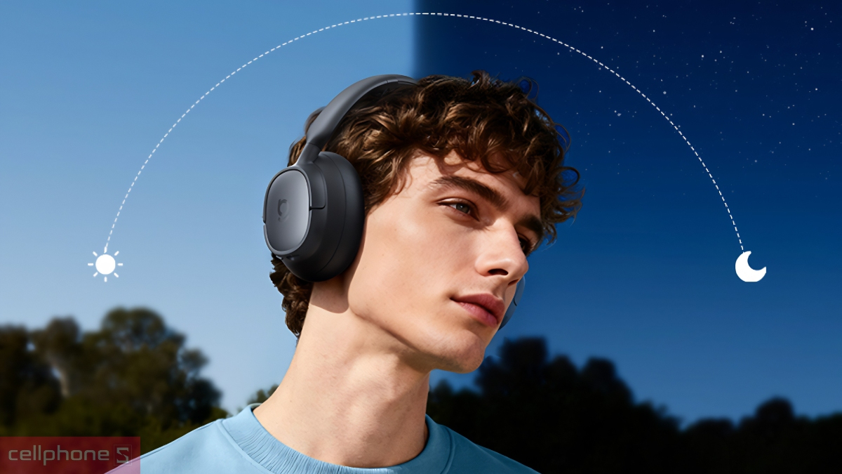 Dung lượng pin lớn giúp tai nghe chụp tai Baseus Bass BH1 NC Lite giảm nỗi lo hết pin
