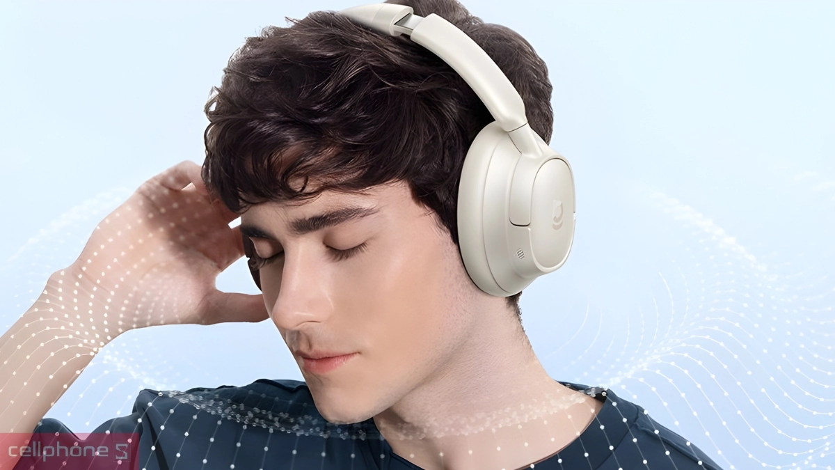 Chất âm Tai nghe chụp tai không dây Baseus Bass BH1 NC