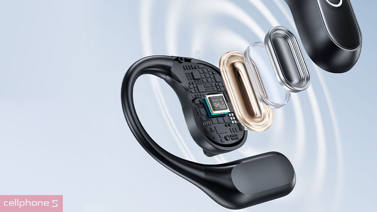 Baseus Eli 2i Fit được tích hợp Dynamic driver kích thước lớn 14.2mm