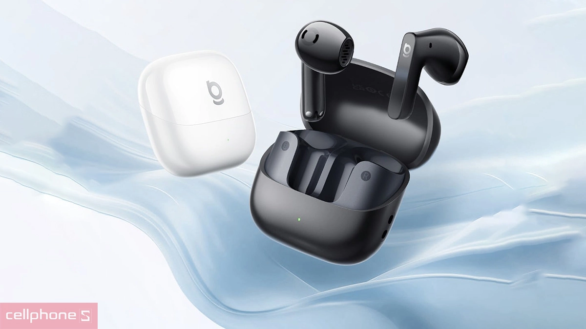 Thiết kế tai nghe Bluetooth True Wireless Baseus Bass BS1 NC