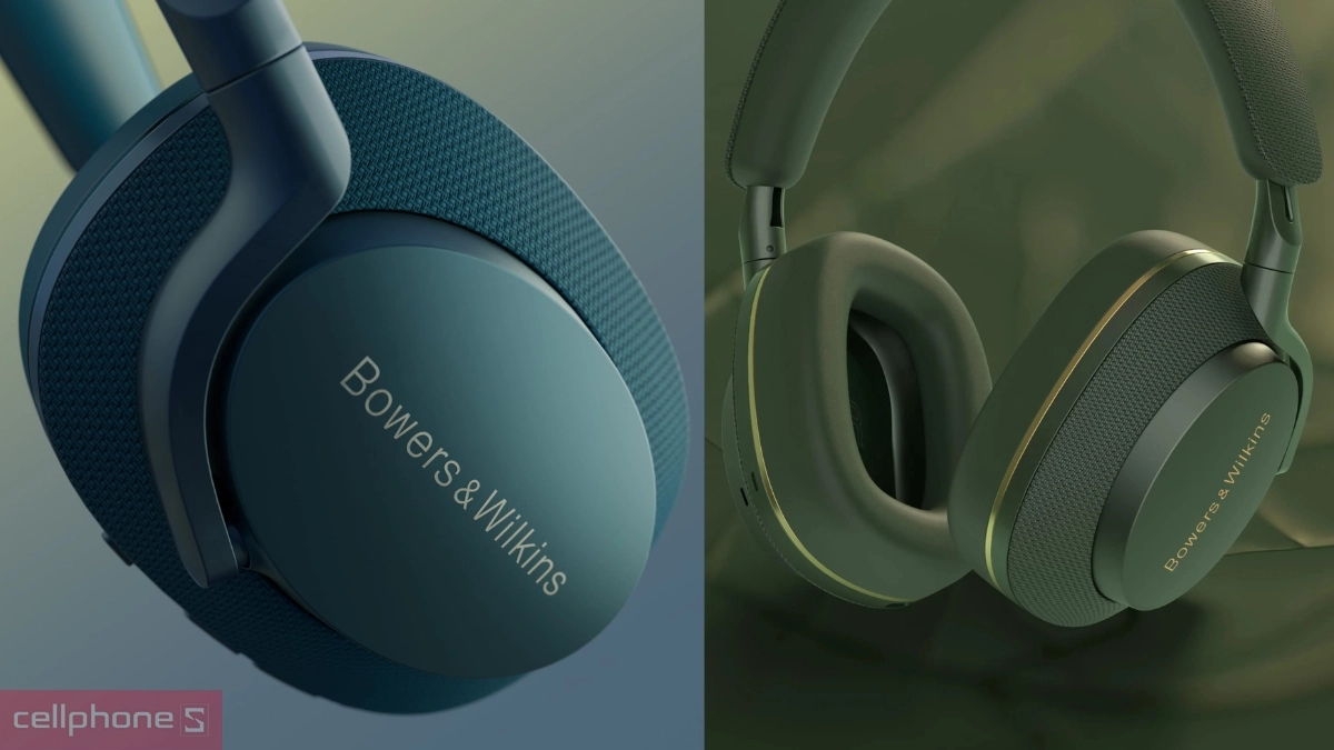 Thiết kế  tai nghe Bowers & Wilkins Px7 S2e