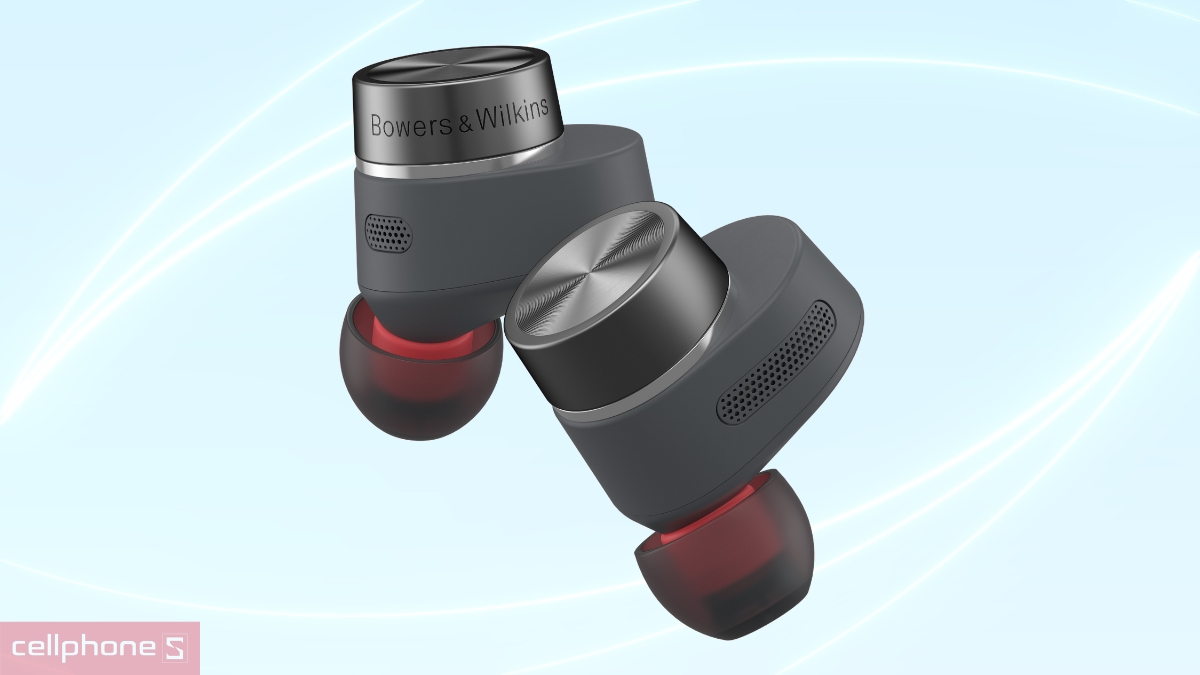 Tai nghe Bluetooth True Wireless Bowers Wilkins Pi5 S2 sử dụng màng loa Dynamic 9.2 mm