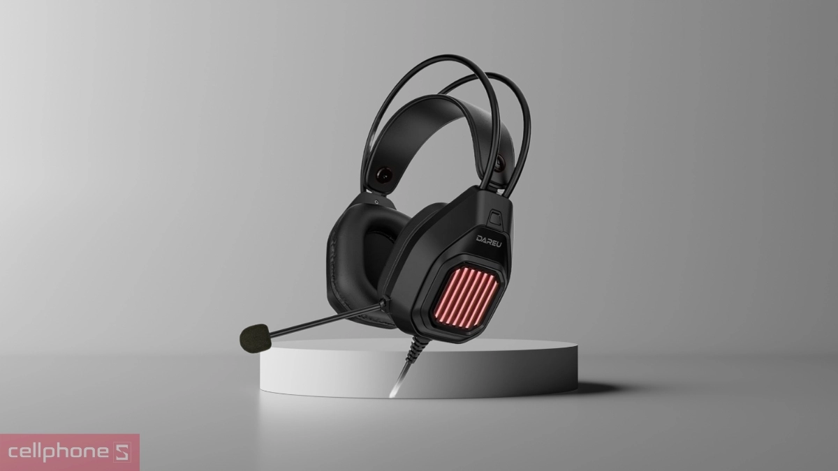 Kết nối tai nghe gaming có dây DareU EH406 