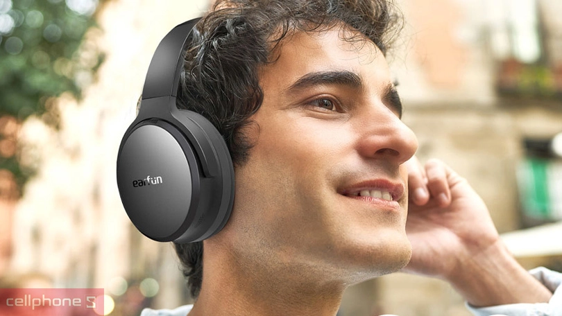 Kết nối tai nghe chụp tai Earfun Tune Pro