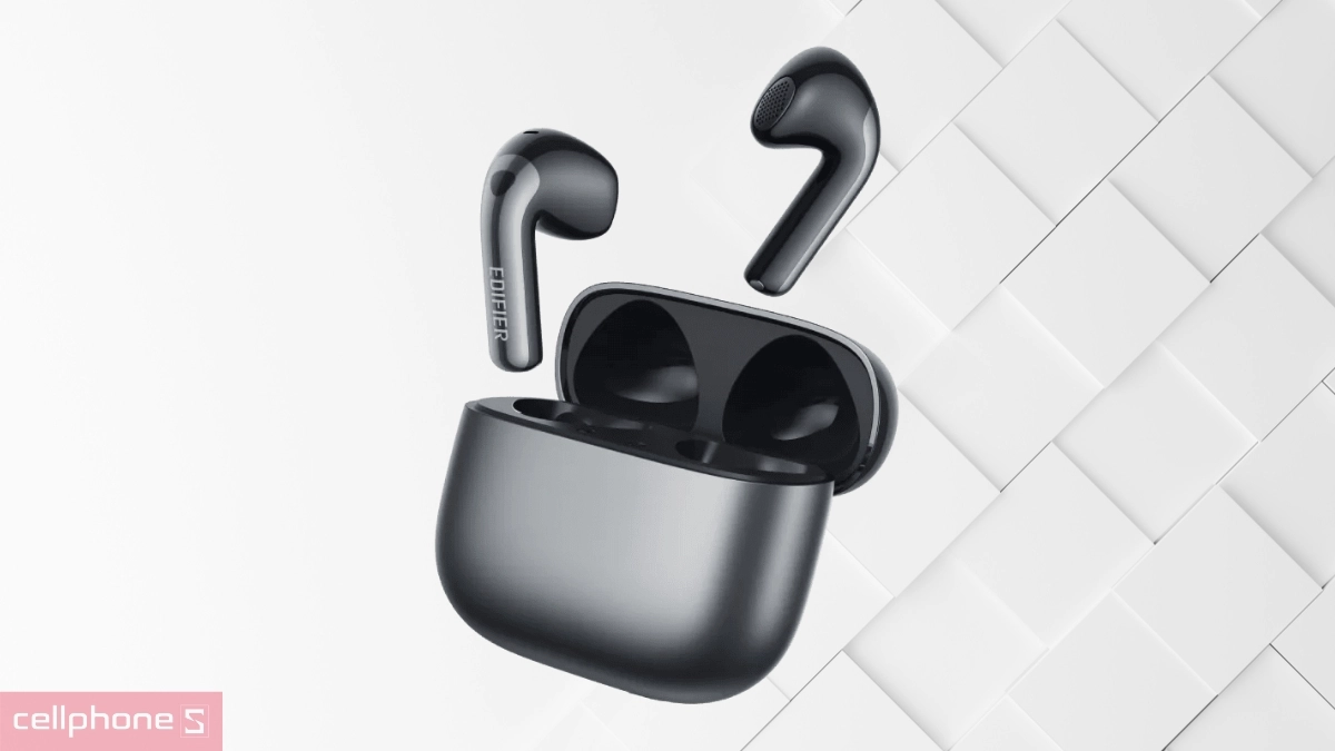 Thiết kế tai nghe Bluetooth Edifier EvoBuds chính hãng