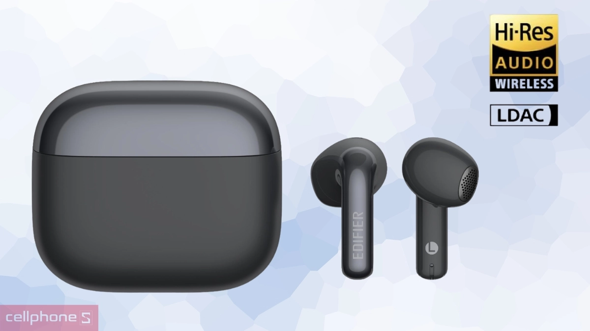 Công suất, công nghệ âm thanh của tai nghe Bluetooth Edifier Lollibuds ANC