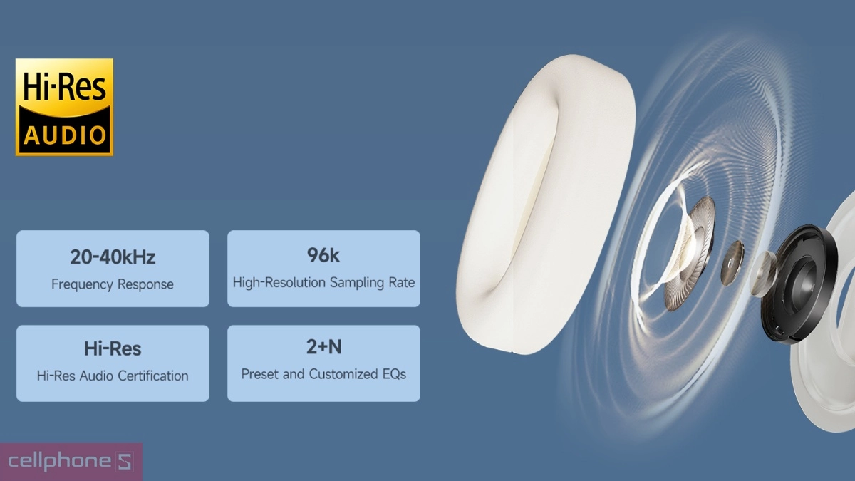 Âm thanh tai nghe bluetooth chụp tai Edifier W800BT Pro