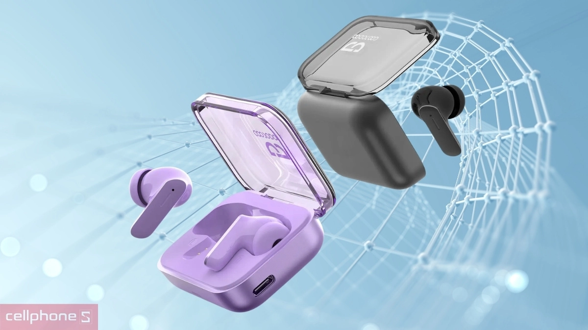 Thiết kế gọn nhẹ, thoải mái của Tai nghe Bluetooth GOOJODOQ J240