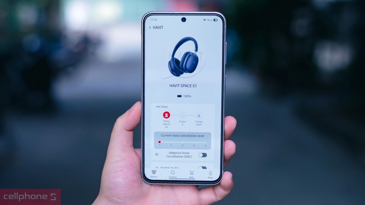 Kết nối tai nghe Havit H670BT ANC