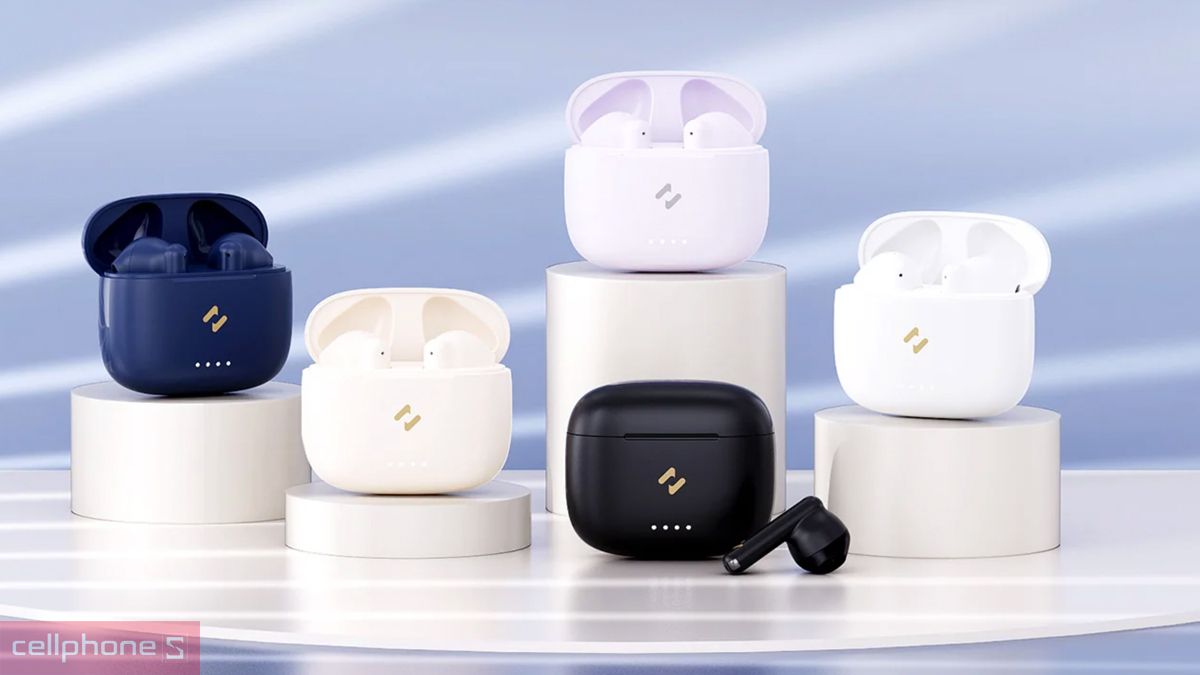 Thiết kế semi in-ear, hạn chế bám mồ hôi khi dùng
