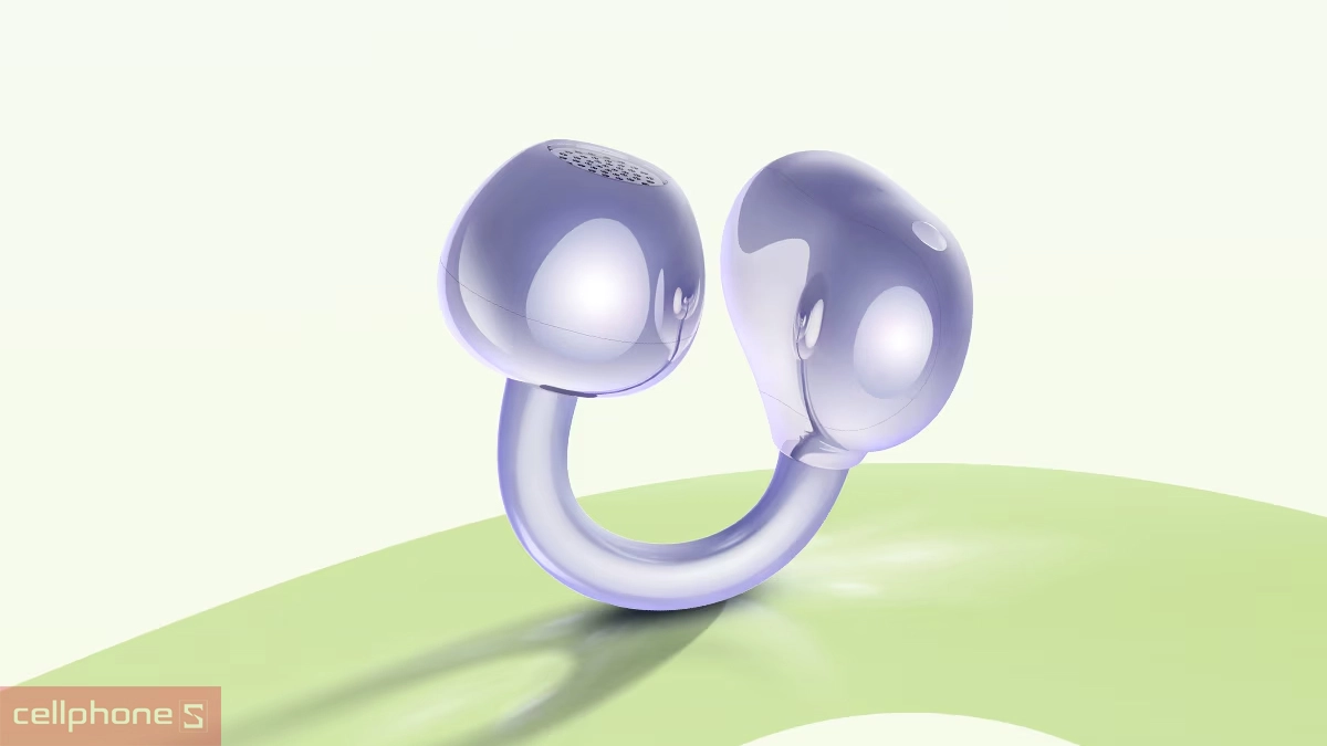 Thiết kế khuyên tai mở siêu nhẹ của tai nghe Bluetooth Honor Choice Earbuds Clip tạo cảm giác đeo thoáng khí