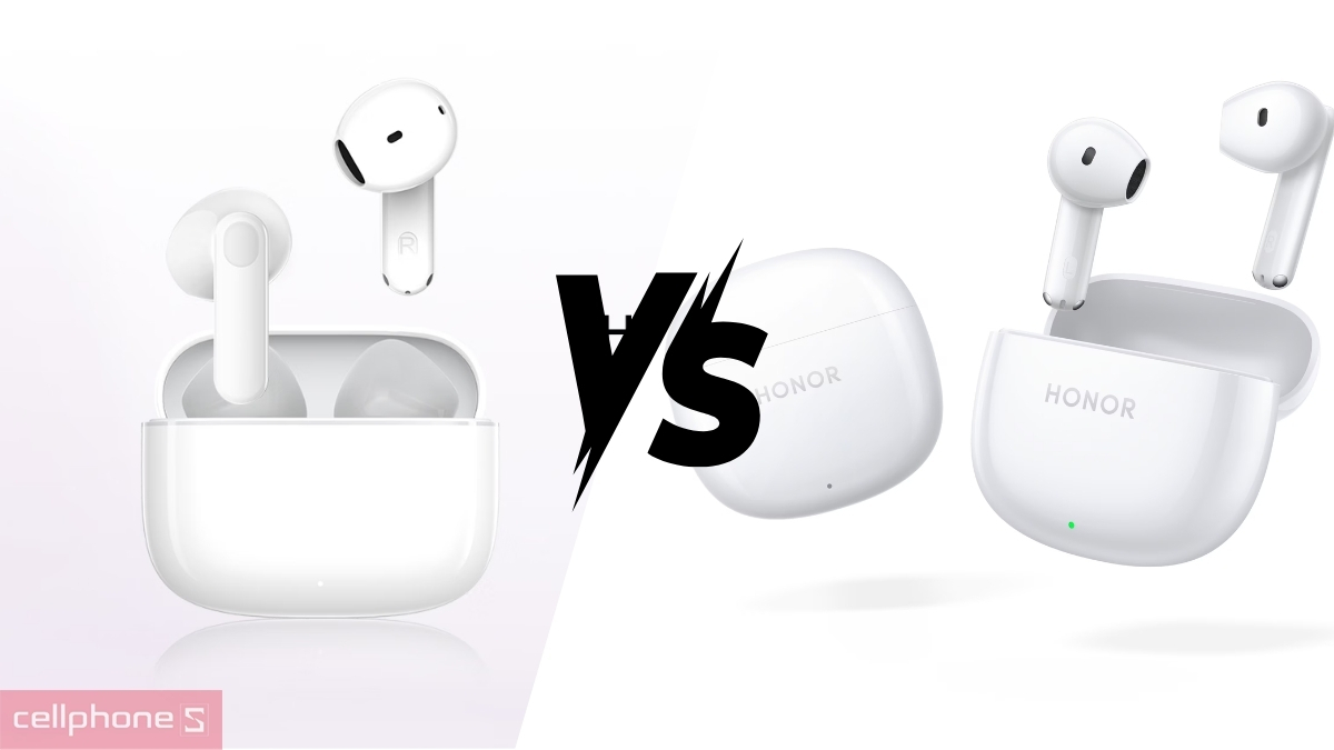 So sánh tai nghe Bluetooth Honor Choice Earbuds X7e Active và Honor Choice Earbuds X6