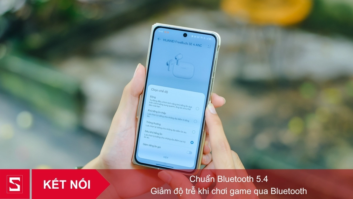 Kết nối tai nghe Huawei FreeBuds SE 4