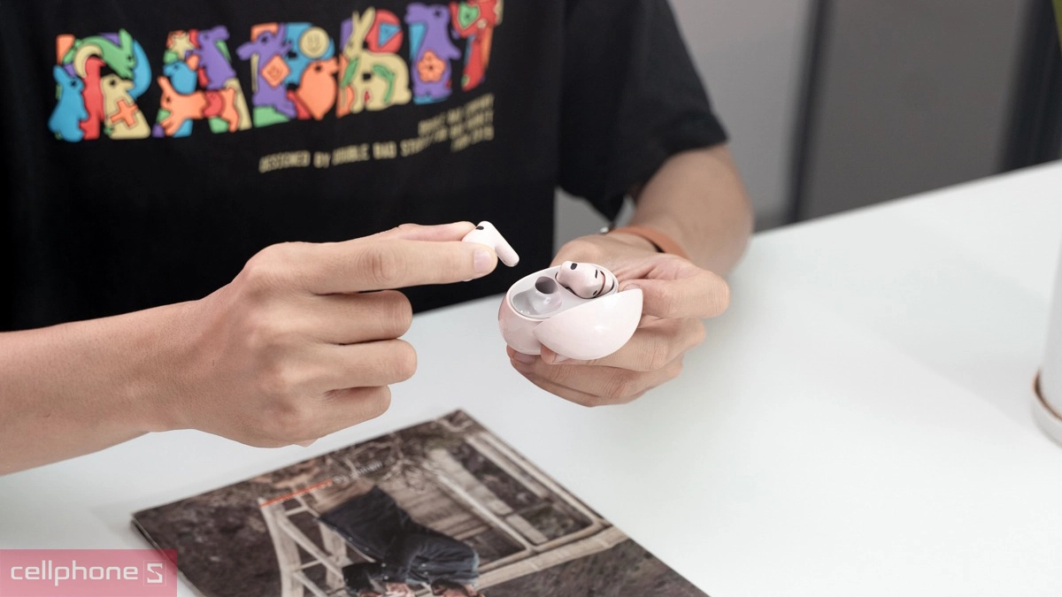 Thiết kế tai nghe Bluetooth True Wireless Huawei Freebuds 7i