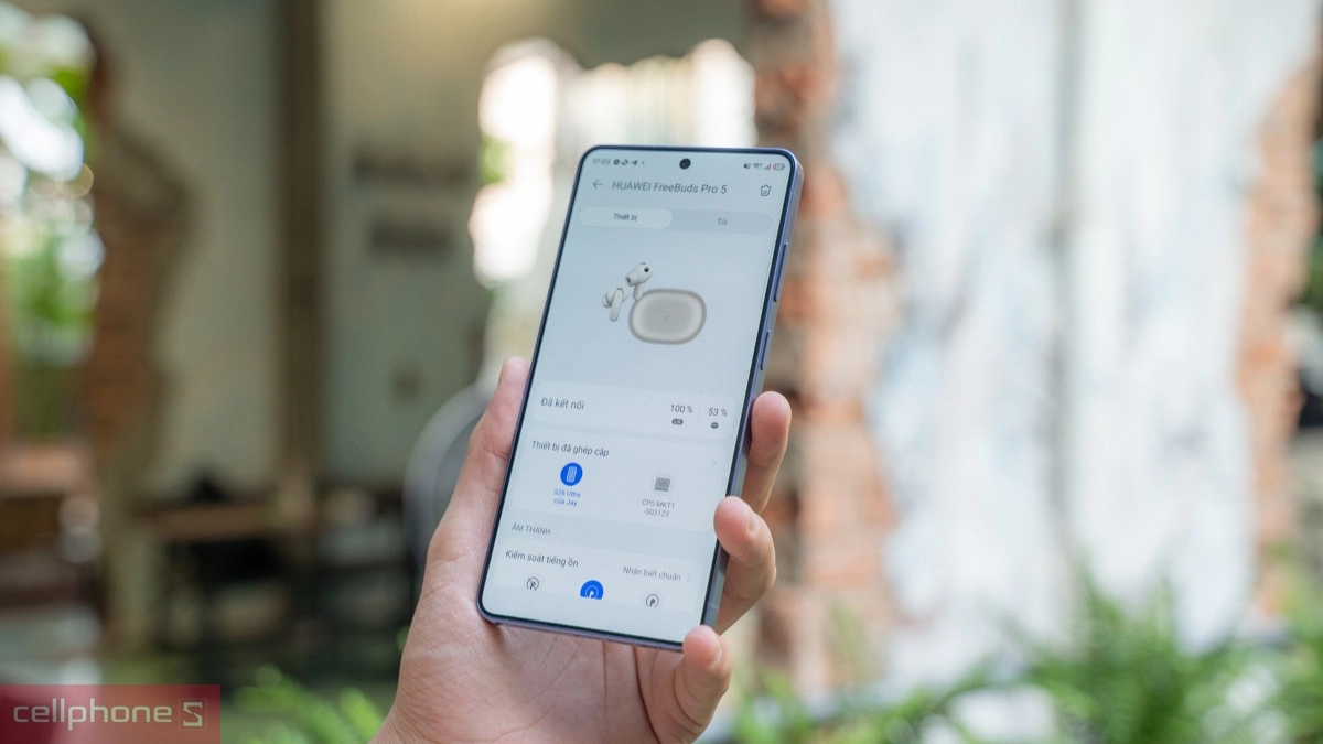 Thời lượng pin ấn tượng trên Huawei FreeBuds Pro 5