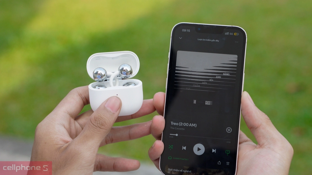 Pin  tai nghe Huawei Freeclip 2