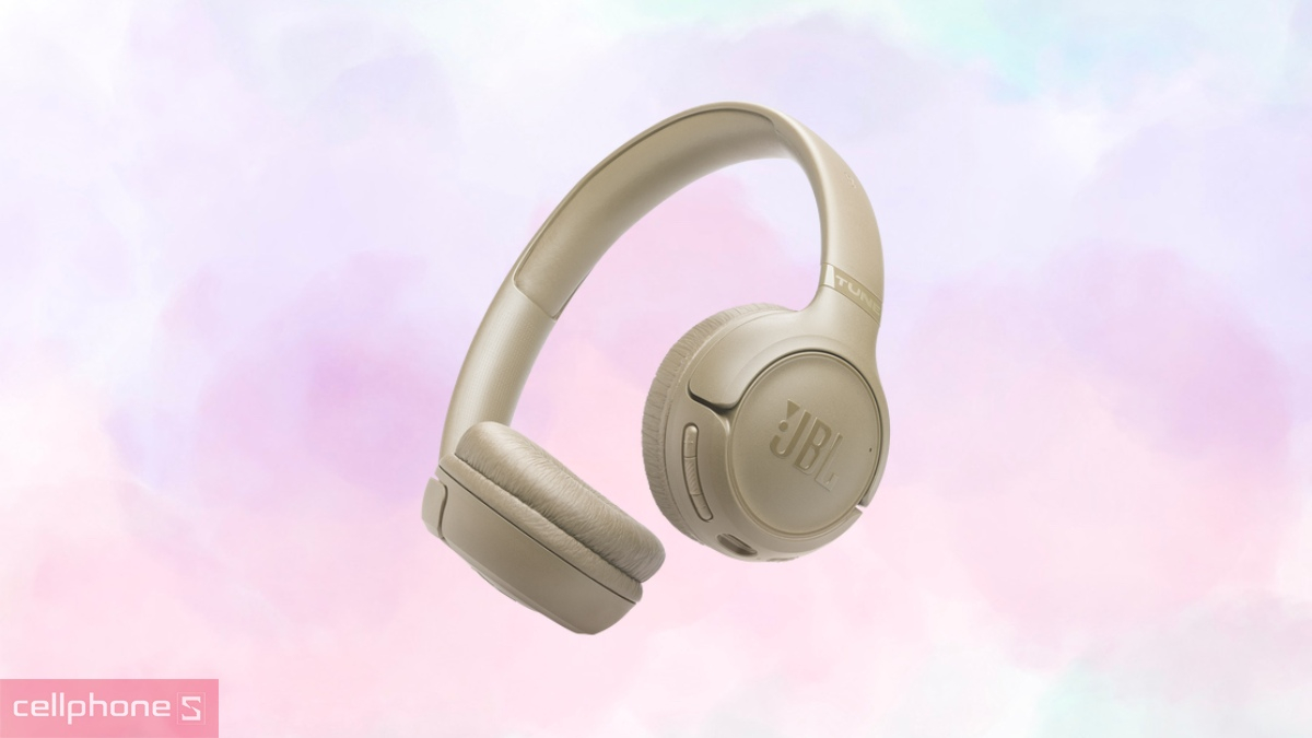 Thiết kế tai nghe Bluetooth chụp tai JBL Tune 530BT