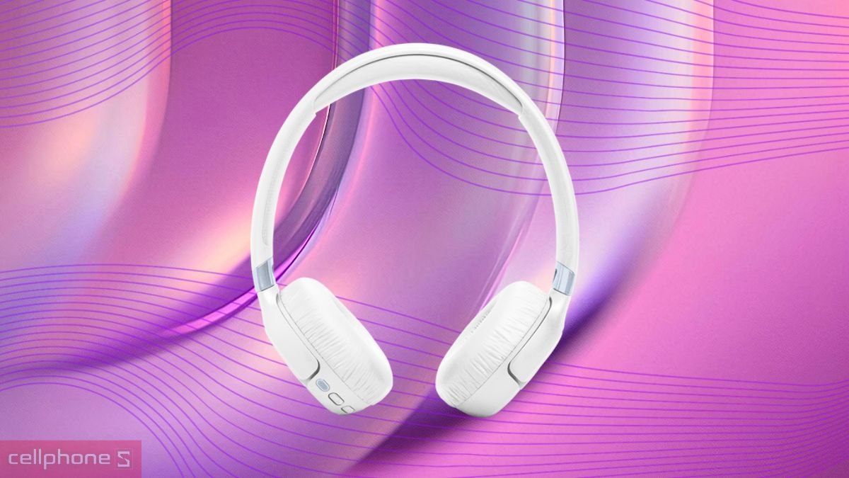 Thiết kế On-ear gọn nhẹ và màu sắc cá tính