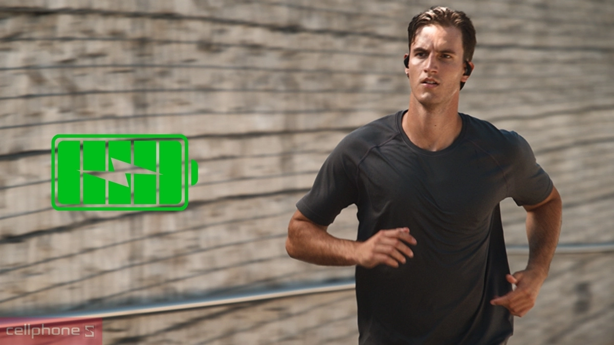 Dung lượng pin tai nghe Bluetooth JBL Endurance Pace