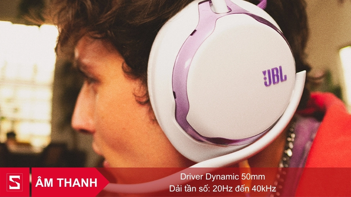 driver Dynamic tai nghe chụp tai JBL Quantum 250