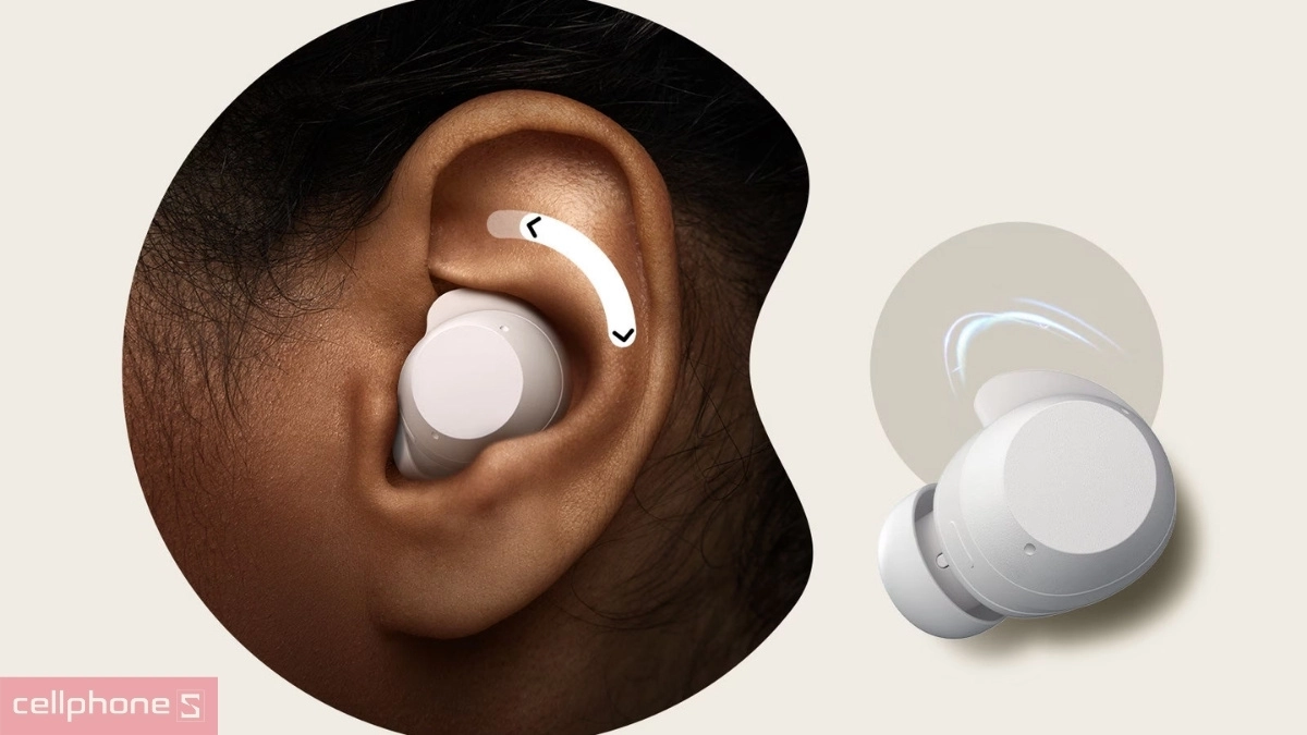 LG xBoom Buds Lite sở hữu thiết kế nhỏ gọn