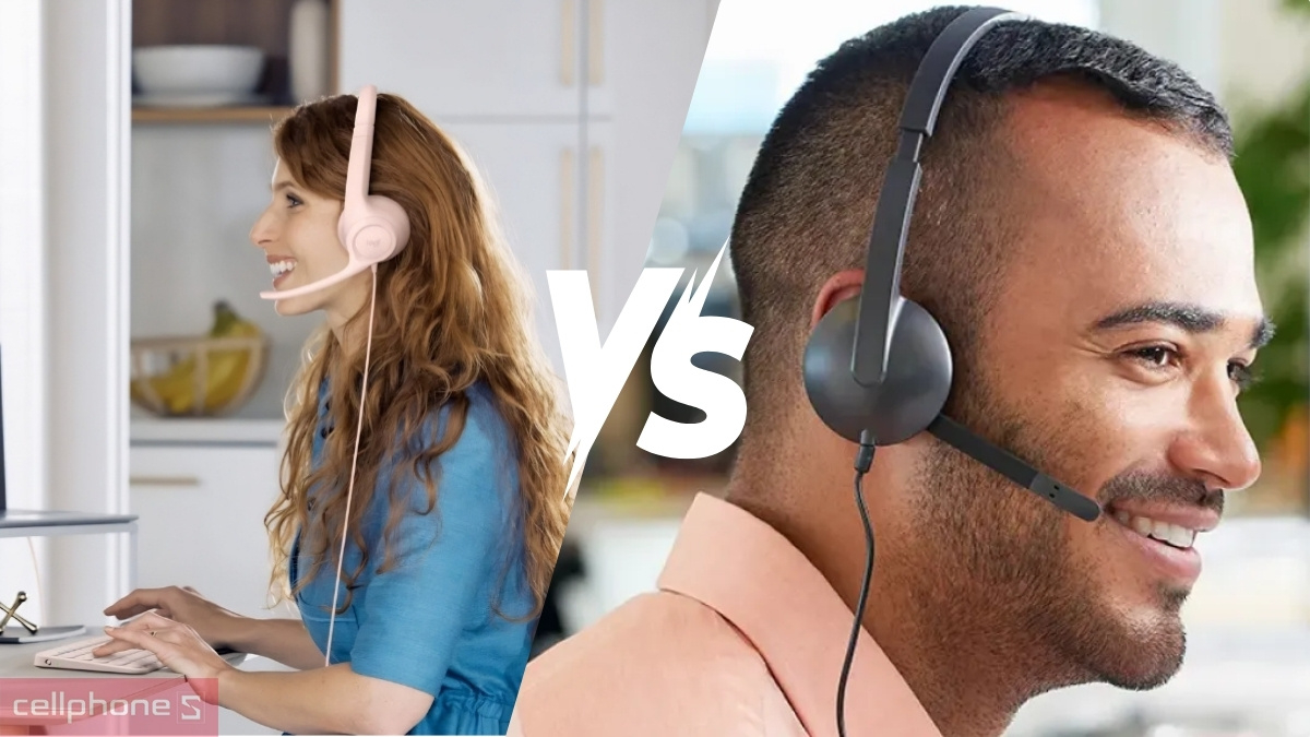 Tai nghe chụp tai Logitech H390 (Cổng USB-C) và Logitech H340 có những điểm nổi bật riêng