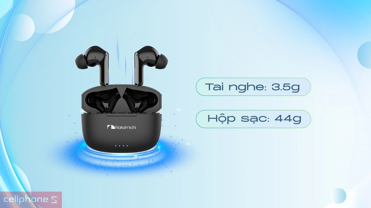 Thiết kế tai nghe không dây Nakamichi Hue-Tulip