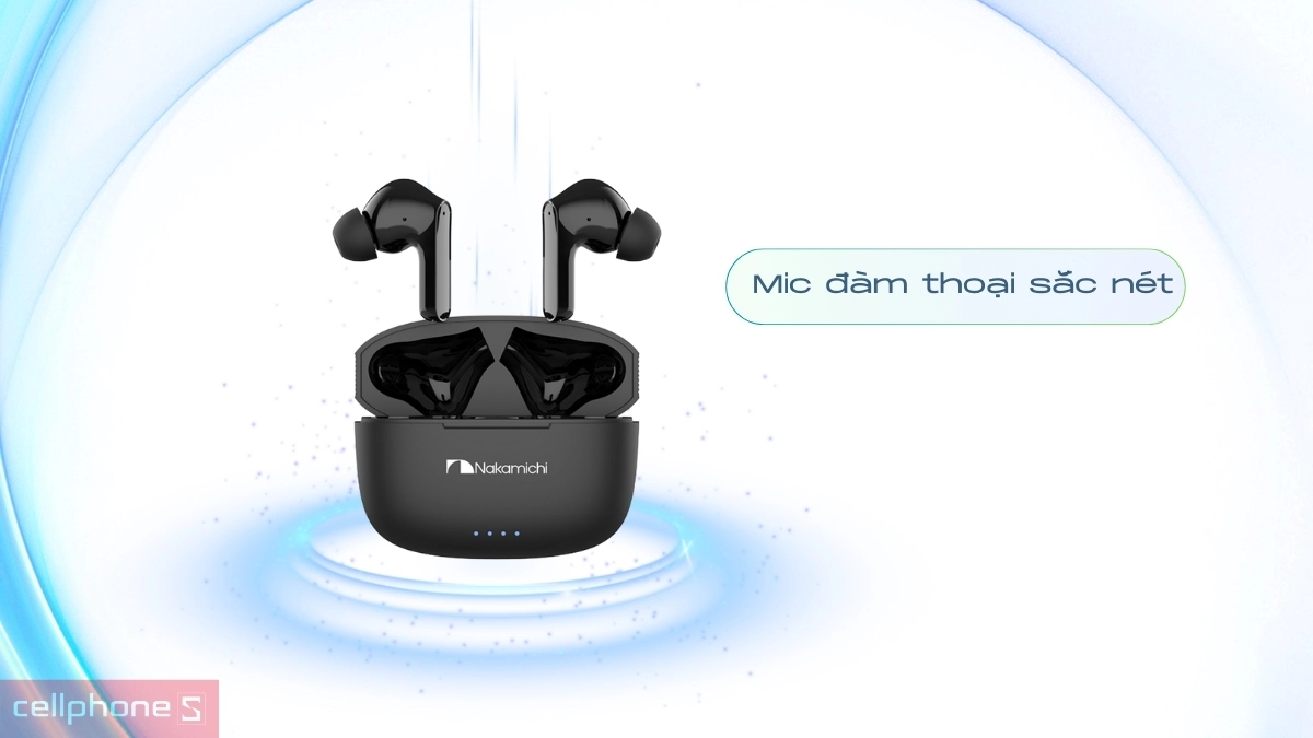 Đàm thoại trên tai nghe không dây Nakamichi Hue-Tulip